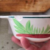 Digoin and Sarreguemines ear bowl
