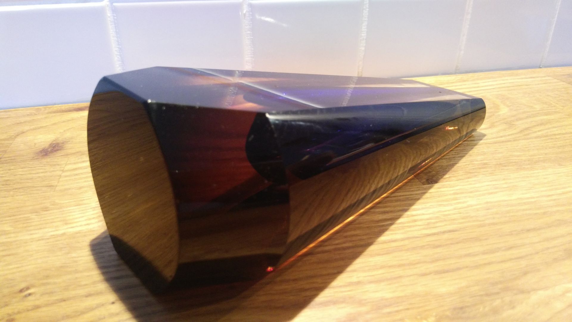 S by Pavel Hlava 1970 glass vase