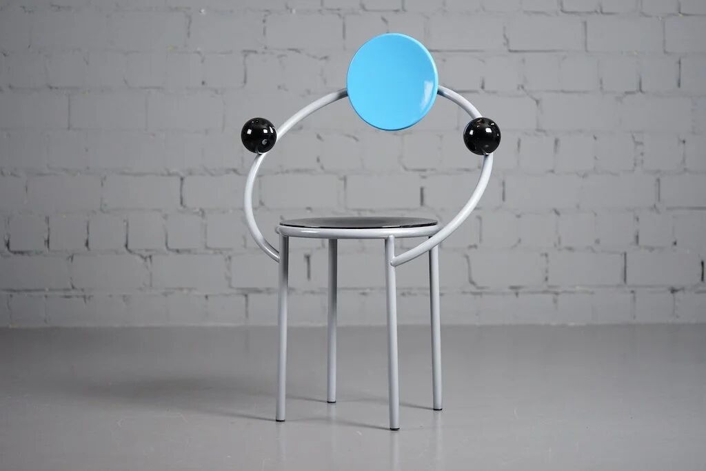 Postmodern 'First' chair by Michele De Lucchi for Memphis