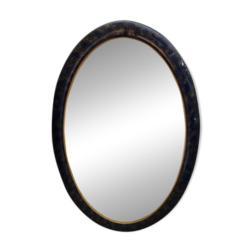 Miroir ovale Art Déco (81X53cm)