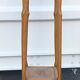 Old large beech saddle from the 1930s for plant holders