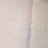 Set of 12 JC monogram linen napkins