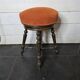 Antique adjustable piano stool