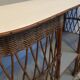 Buffet en rotin et bois