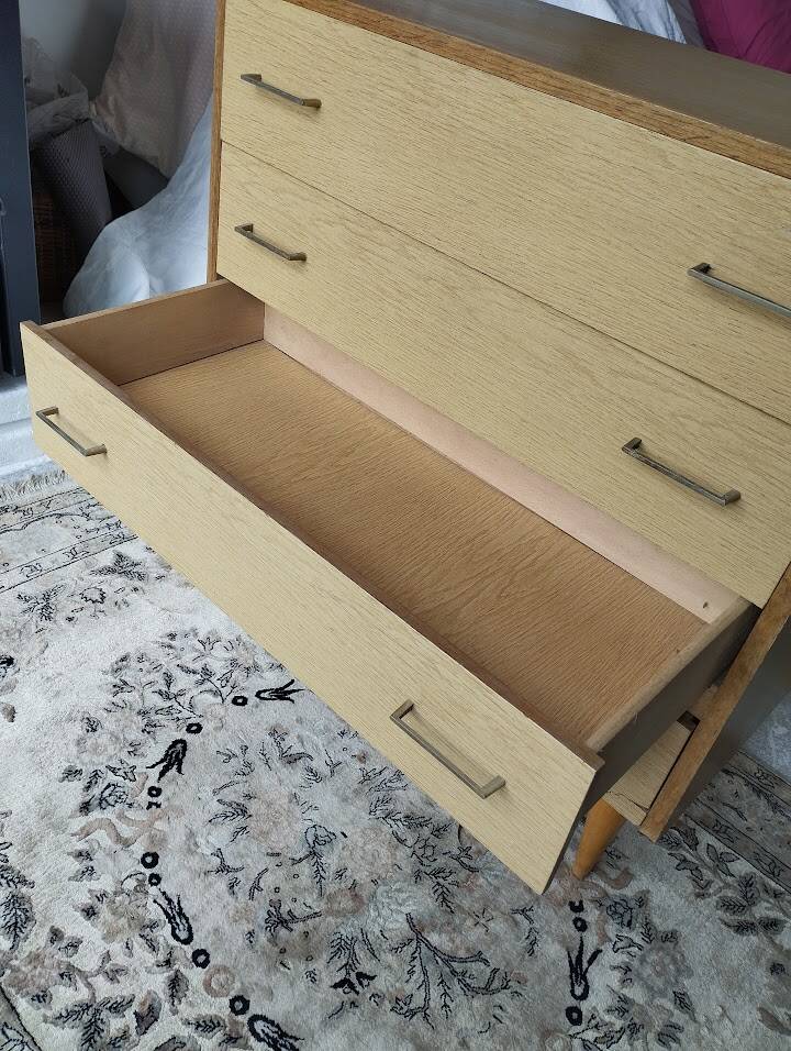 Vintage Scandinavian chest of drawers from the 70s