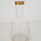 Vintage white glass liqueur decanter