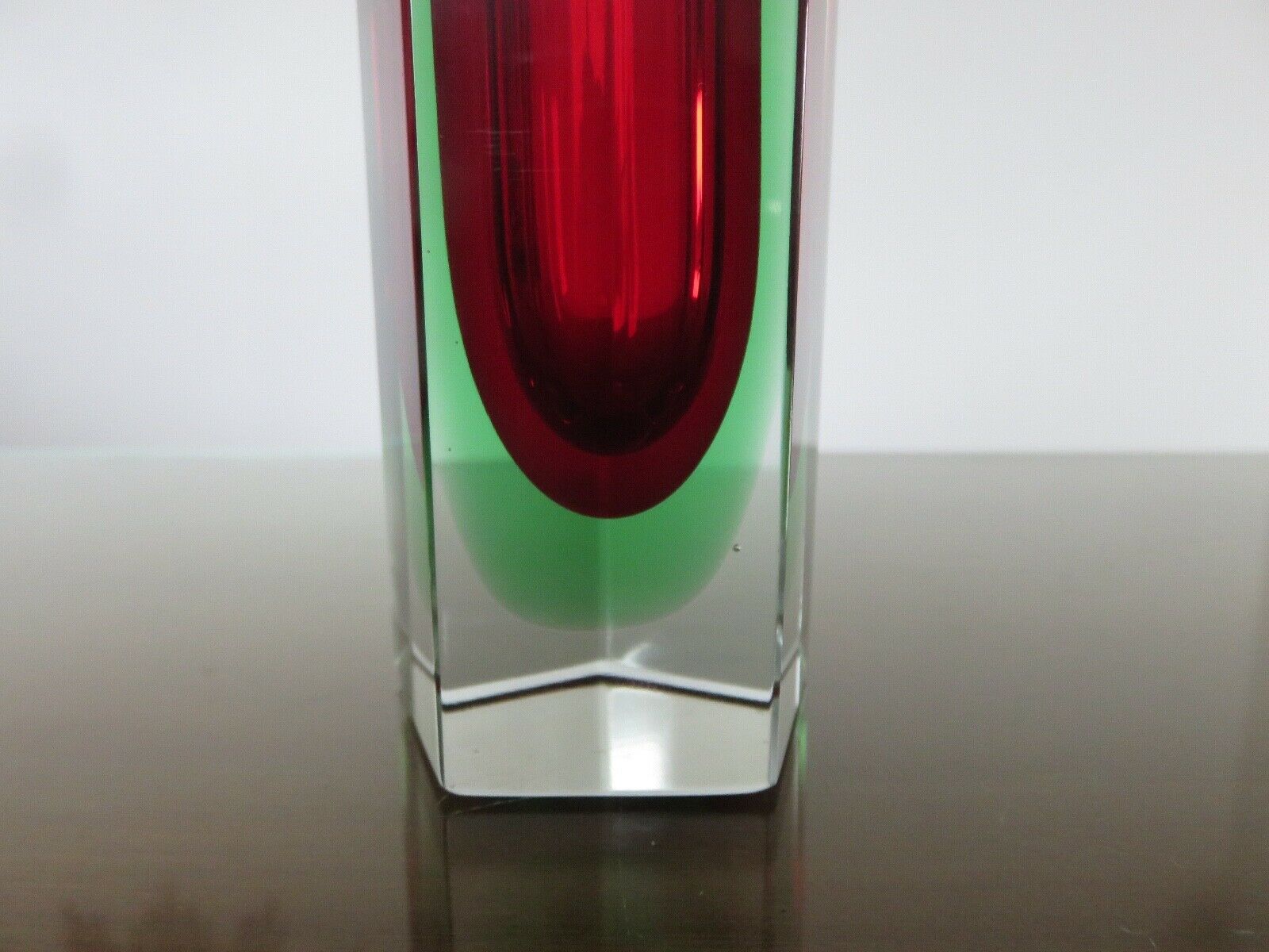Vase Sommerso Murano design Luigi Mandruzzatto 60s