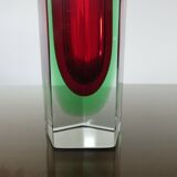Vase Sommerso Murano design Luigi Mandruzzatto 60s