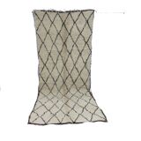 Handmade wool Berber rug 295 X 117 CM