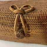 Small decorative wicker basket