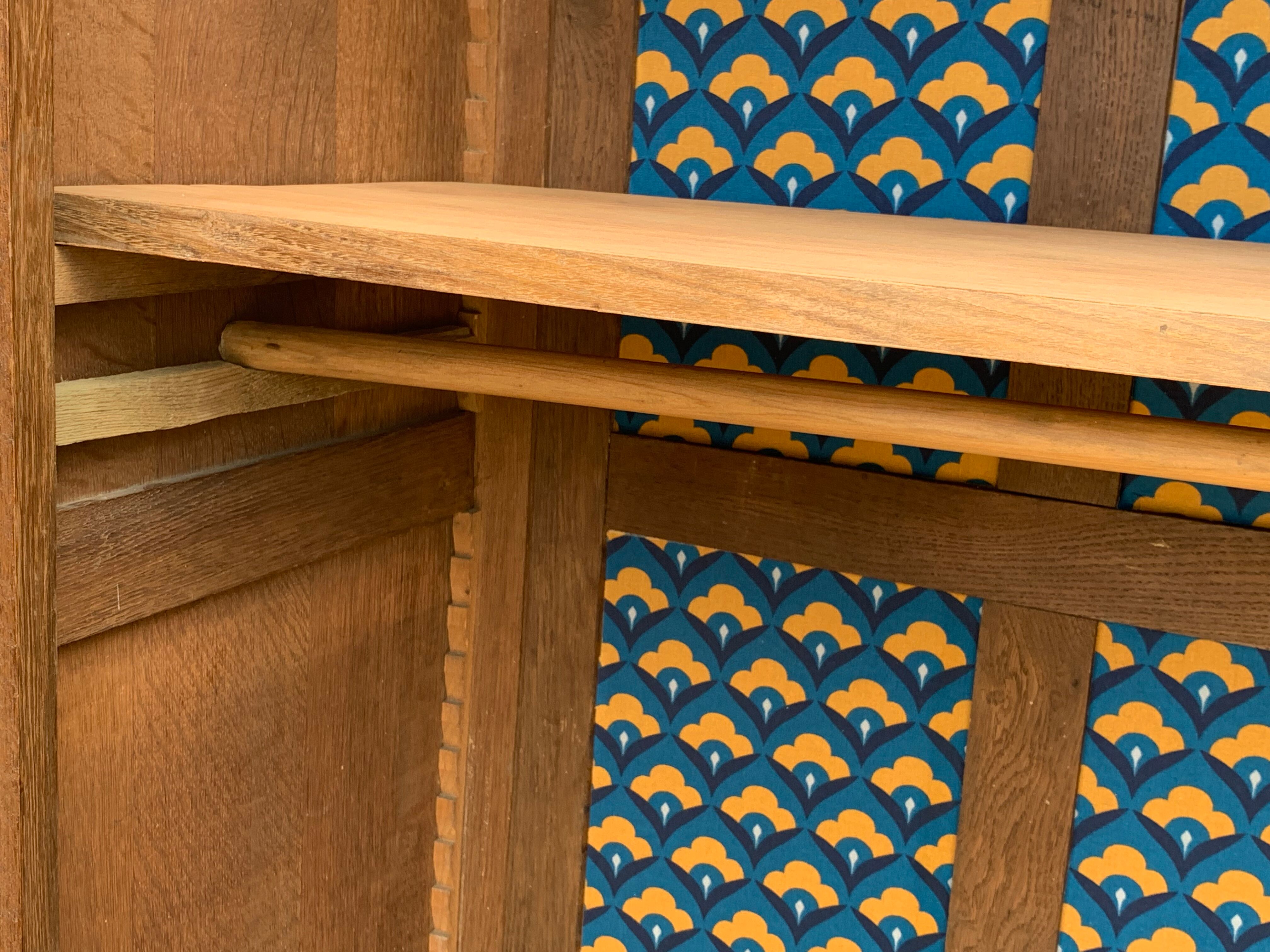 Parisian wardrobe raw wood 1920