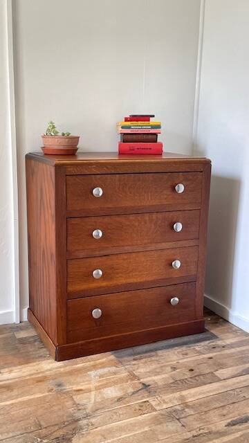 COMMODE Art Déco CHENE Massif