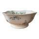 Nineteenth century earthenware bowl from Longwy, Mignon model
