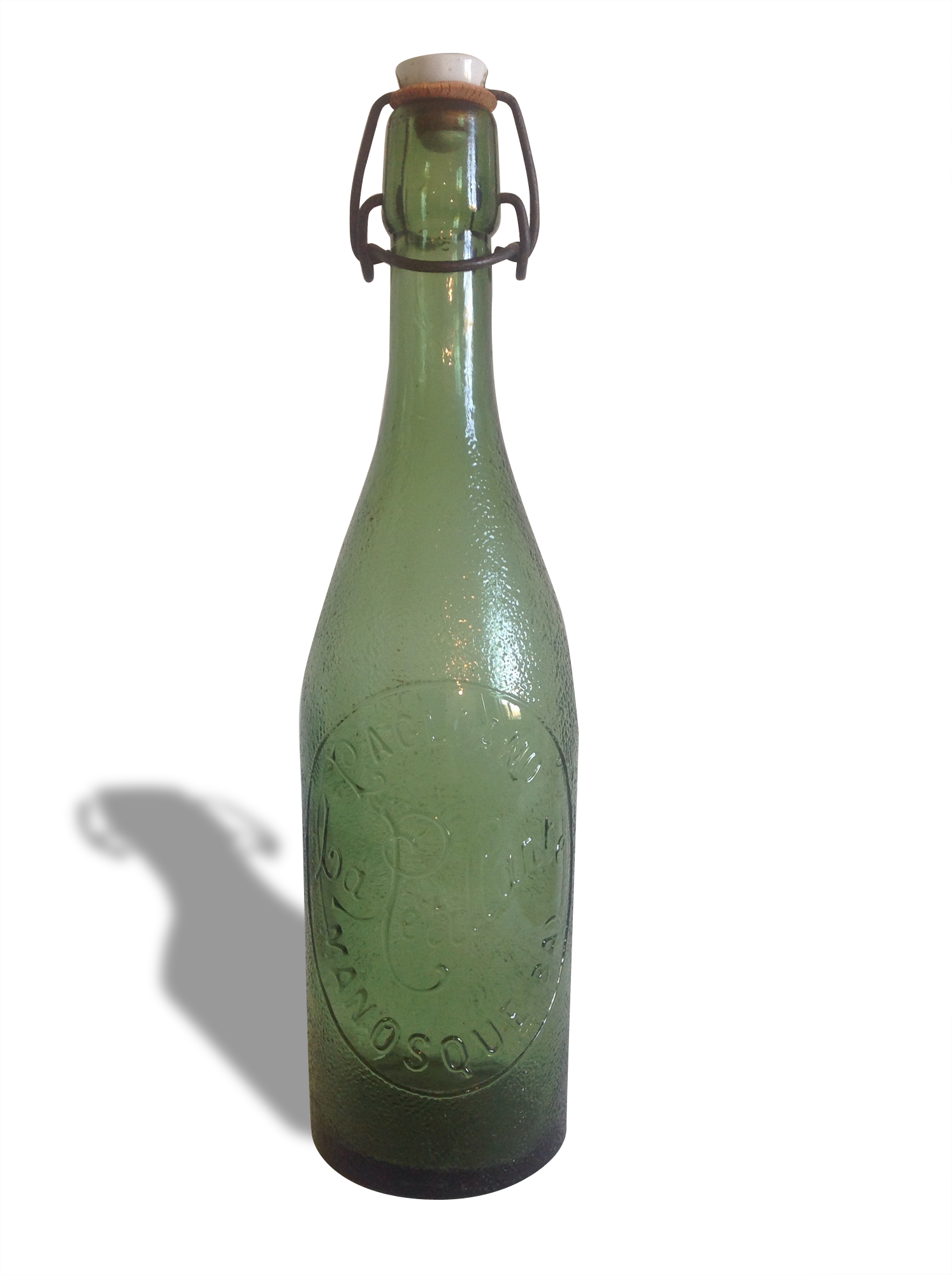 Bouteille de limonade ancienne en verre Selency