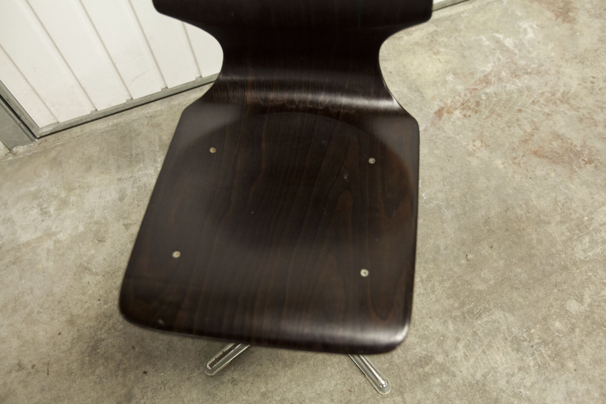 Pair of vintage evolutionary chairs by Adam Stegner for Flötotto Pagholz, 1970