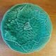Set of 10 vintage Gien barbotine plates