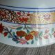 Round salad bowl in Limoges porcelain Bernardaud model Pondicherry