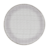 Round Mathieu Mategot tray in perforated metal, 1950, vintage