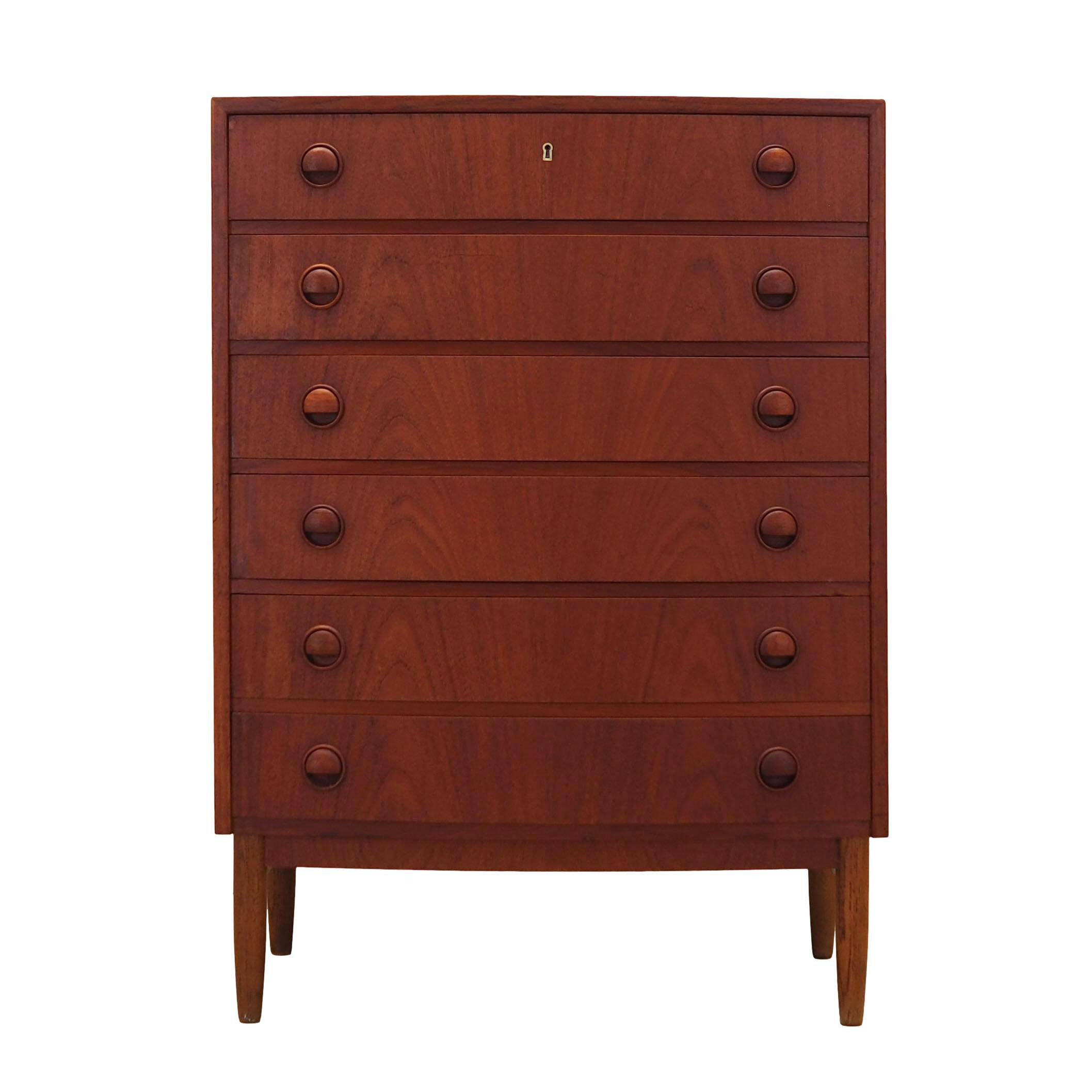 Teak chest of drawers, Danish design, 1960s, designer: Kai Kristiansen