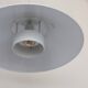 Lampe suspension scandinave Lux Light, métal blanc