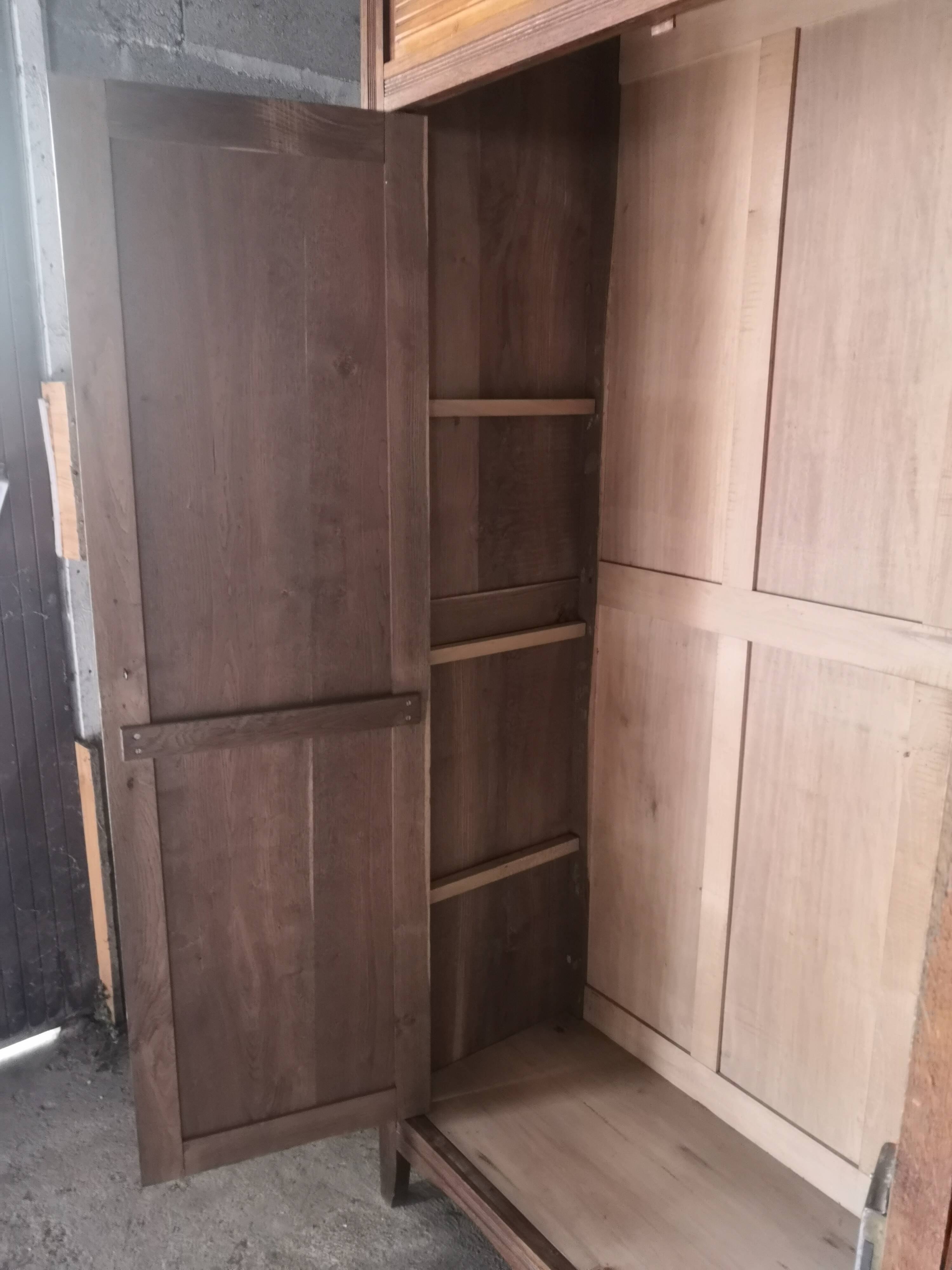 Vintage Parisian wooden cabinet