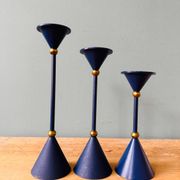 3 candle holders / chandeliers Memphis postmodern