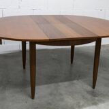 1968 transformable teak table in impeccable condition