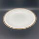 Hollow round flat limoges and gilding