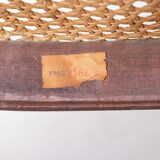 1950s set of 4 “Long John” chairs by FMG, Poland