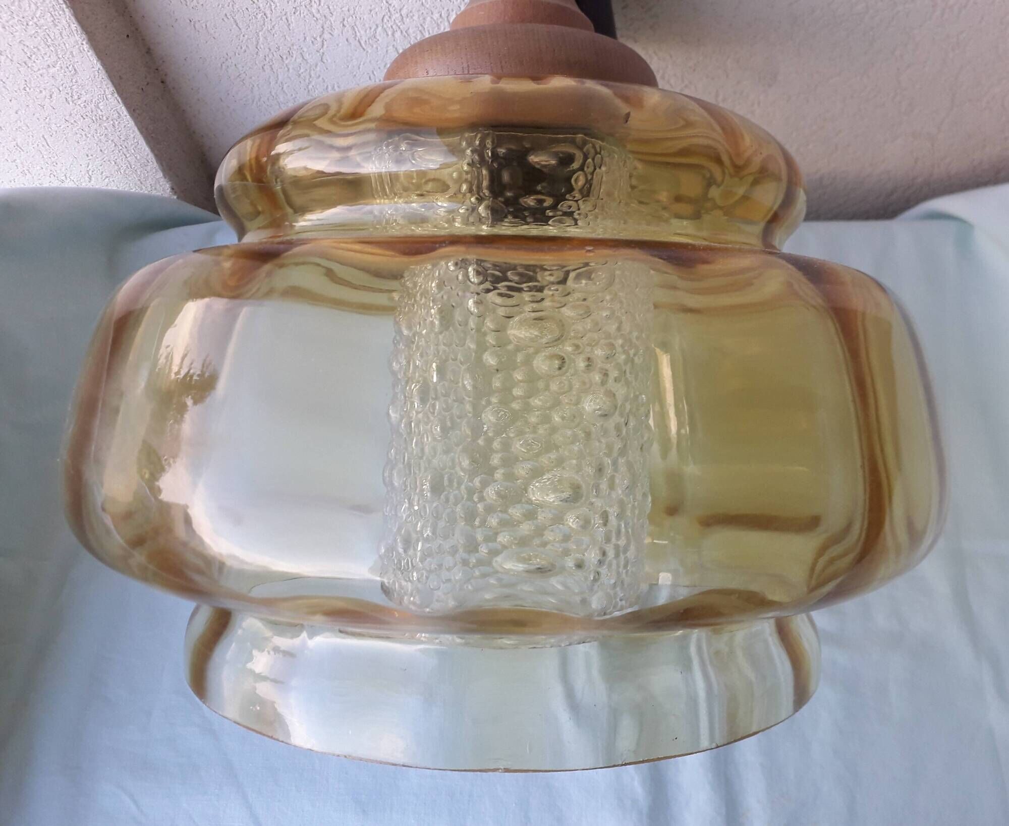 Scandinavian style glass pendant light