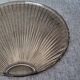 Plat en verre vintage  marron