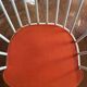 White and orange Nesto chair, model Grandessa by Lena Larson for Pastoe