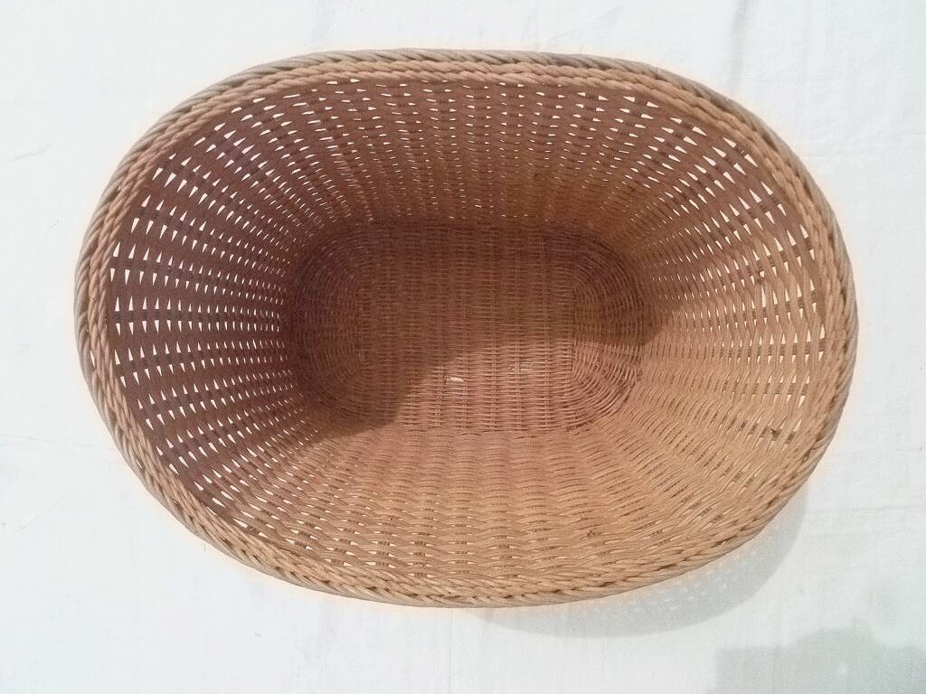 rattan waste paper basket