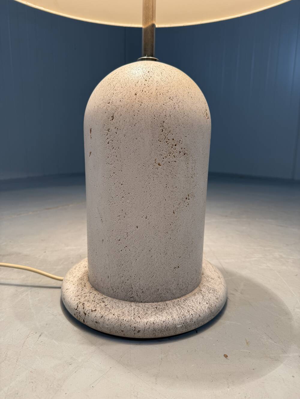 Large Italian travertine table lamp 1960’s
