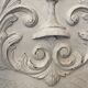 Old carved panel with patina
