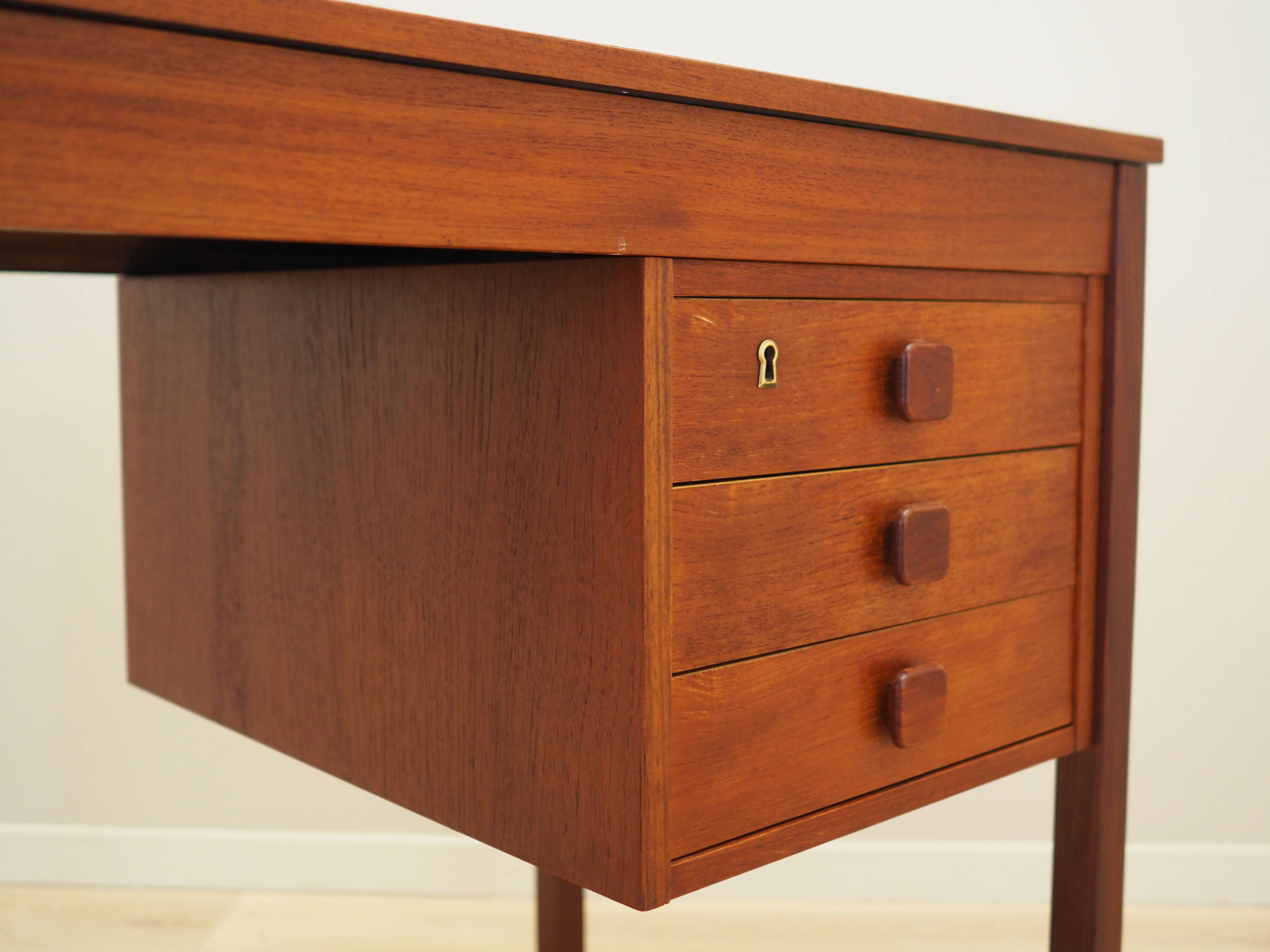 Teak desk, Danish design, 1970s, production: Denmark