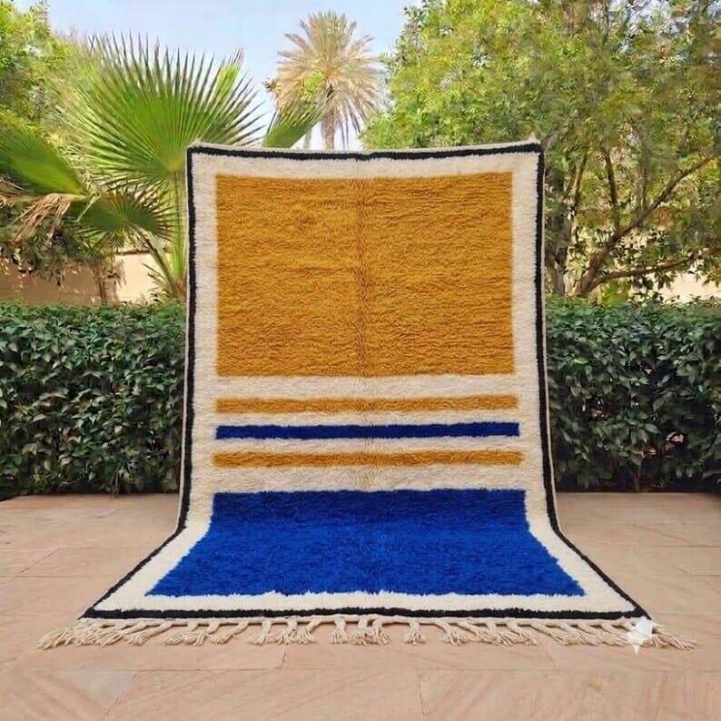 Traditional pure wool rug with colourful patterns 150/250 cm