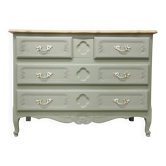 Vintage oak commode refurbished - Delivery across France