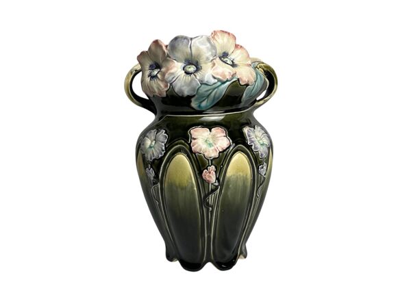 Art nouveau, vase barbotine de Bruyn Fives-Lille vers 1900 — Beyit