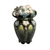 Art Nouveau, barbotine vase by Bruyn Fives-Lille around 1900