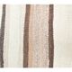 Vintage Turkish Oushak Handmade Cotton Beige Wool Kilim Runner Rug 81x347