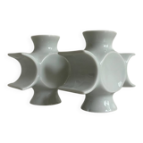 François Guéneau paire de vases soliflores en porcelaine