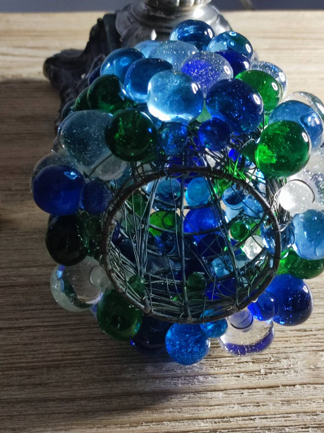 Grape lamp in Art Nouveau style