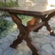 Antique oak farmhouse table
