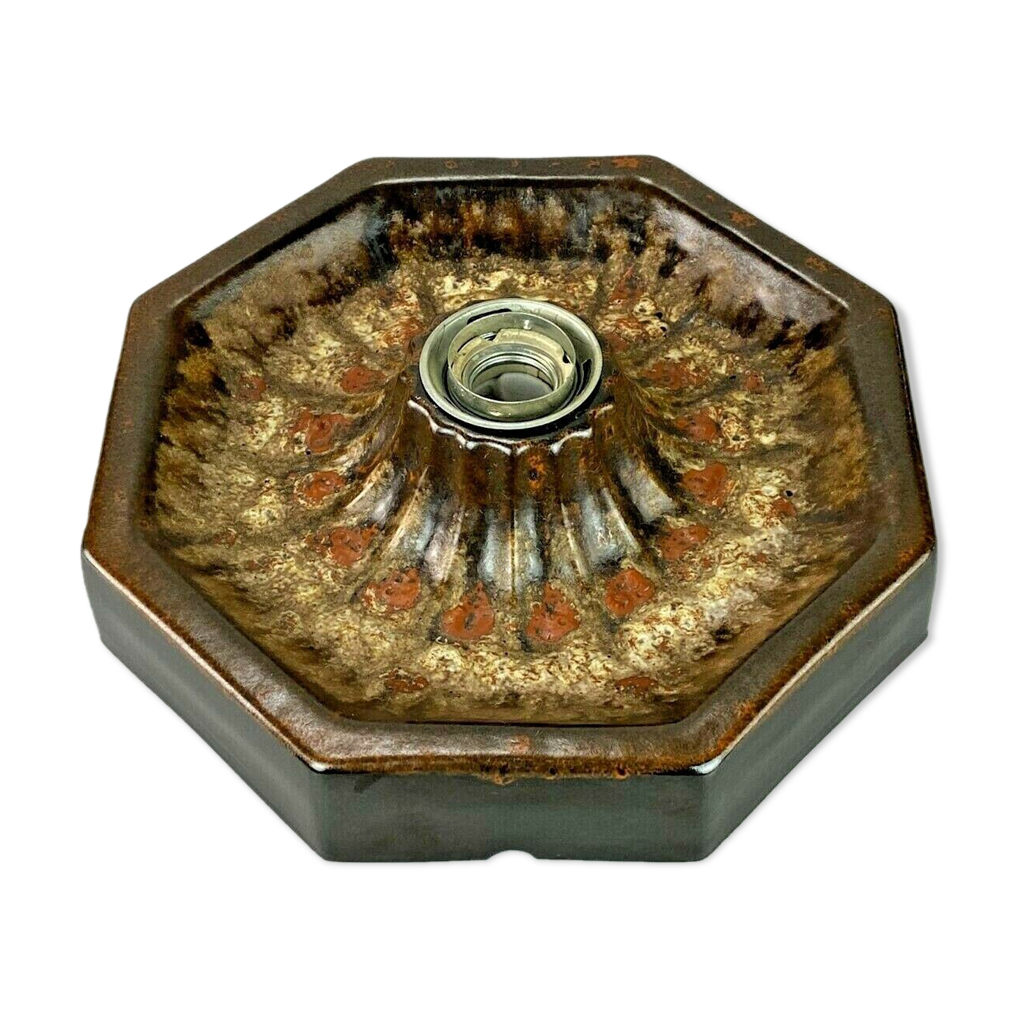 60s 70s Lamp Light Wall Lamp Ceramic Mid Century Space Age 60s 70s