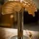 Pair of floor lamps in Murano glass shell type.