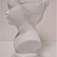 Bust biscuit porcelain little girl