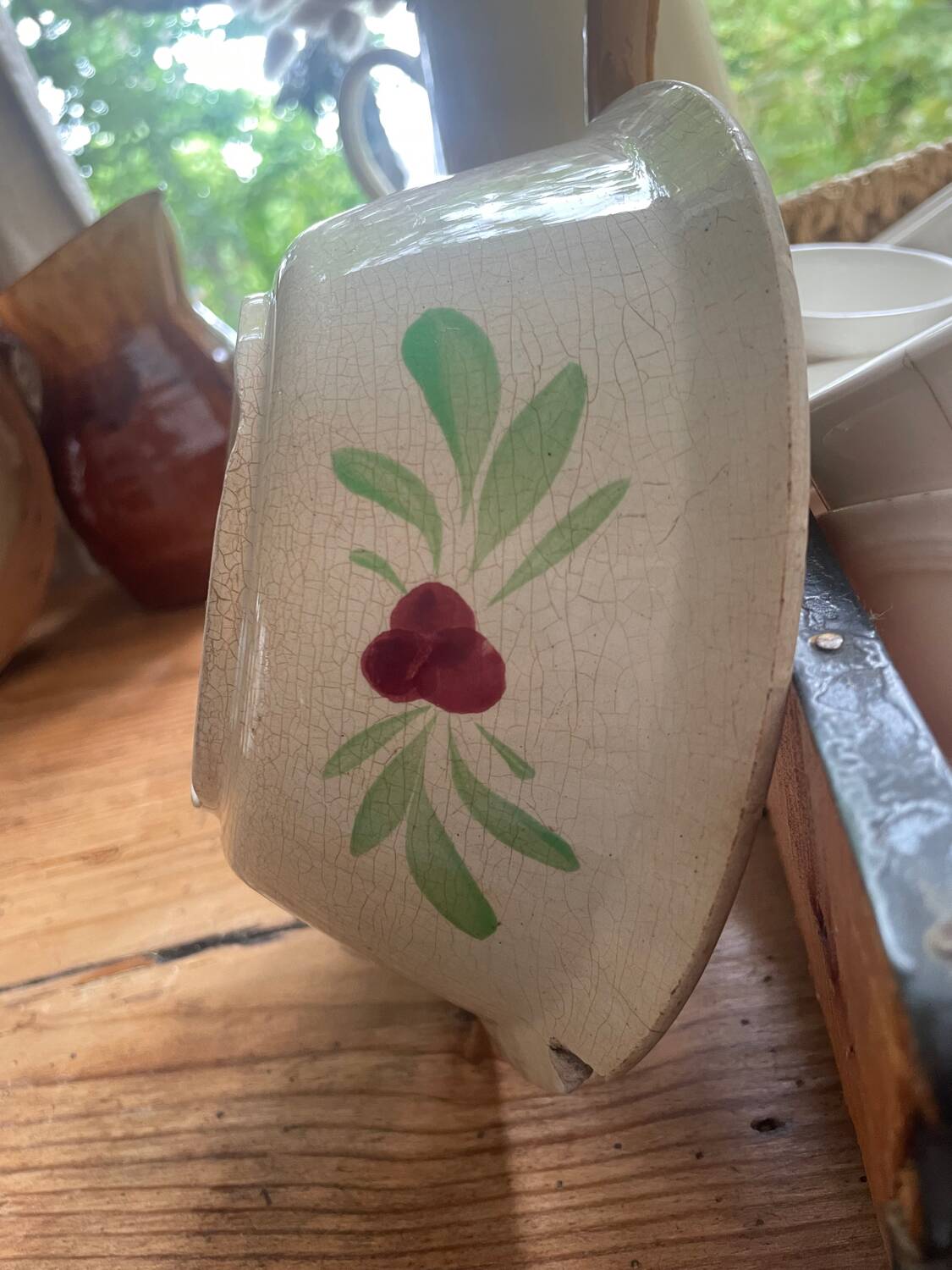 Ancien plat terre de fer Choisy