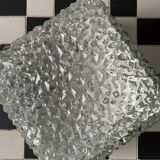 Plafonnier globe verre Holophane 1960
