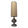 Space age XL living room lamp in brushed aluminium, France circa 1970.